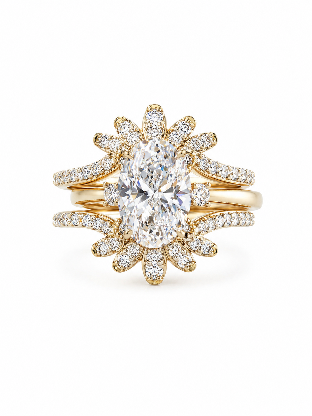Rebecca 0.62 Ct Round Diamond Ring Guard